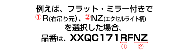 例えば、ケージング枠仕様での場合